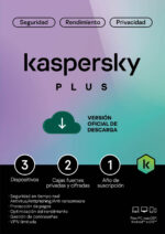 Kaspersky Plus 3 Dispositivos 12 Meses VPN ilimitado