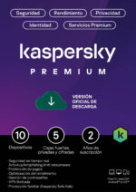 Kaspersky Premium 10 Dispositivos 24 Meses VPN ilimitado